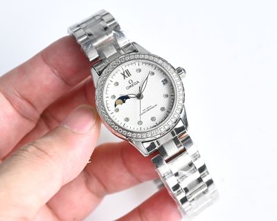Omega Replica Call8217 Movement 316L Steel Case Lady Watch